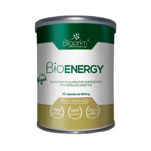 Suplemento Alimentar Energético Bioprim BioEnergy 60 Cápsulas