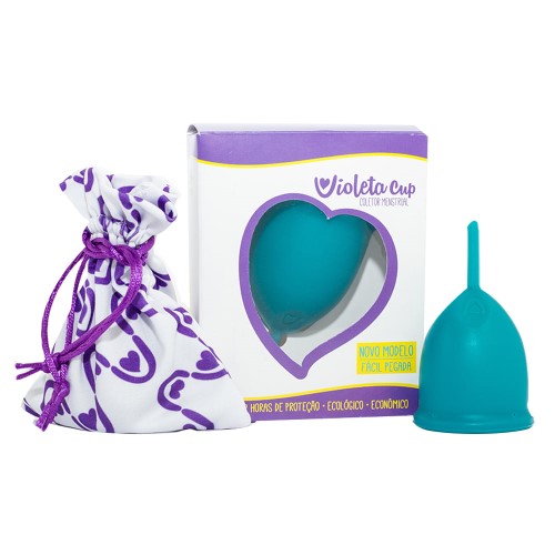 Coletor Menstrual Violeta Cup - Verde Tipo A