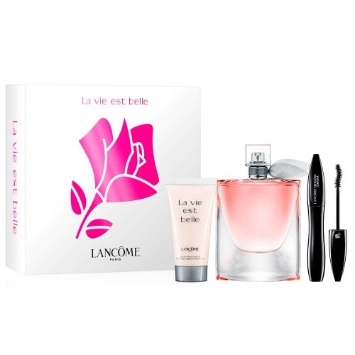 Lancôme Kit La Vie Est Belle Eau de Parfum 100ml + Body Lotion 50ml + Máscara de Cílios Hypnôse Drama 6,5ml