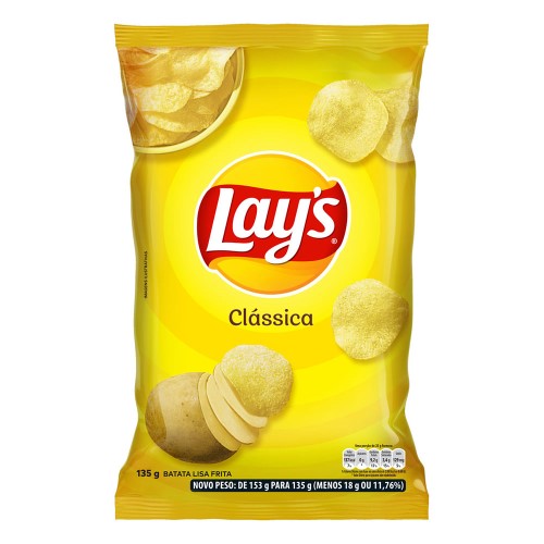 Batata Lays Clássica 135g