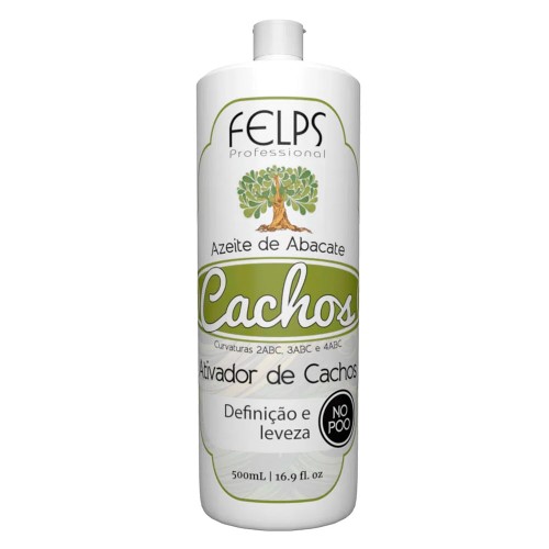 Ativador de Cachos Felps Professional Cachos Azeite de Abacate 500ml