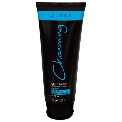 Gel Fixador de Cabelo Charming Special Black com 200g