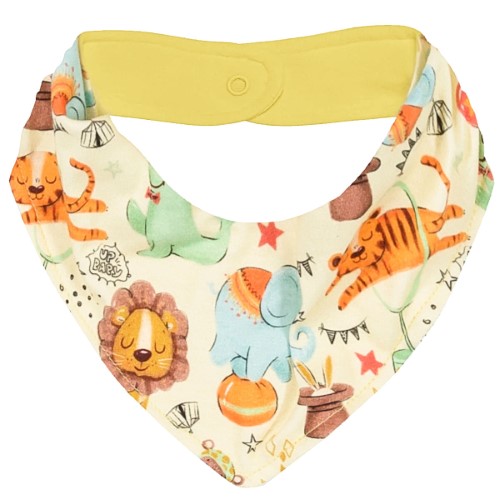 Babador Bandana para bebê em suedine Circo - Up Baby