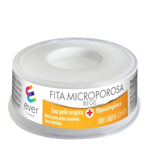 Esparadrapo Ever Care Microporo Bege 1,2 x 4,5 1 Unidade