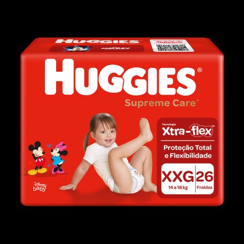 Fralda Huggies Supreme Care XXG 26 Fraldas