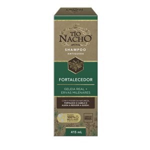 Shampoo Tio Nacho Fortalecedor com Ervas Milenares com Geleia Real 415ml