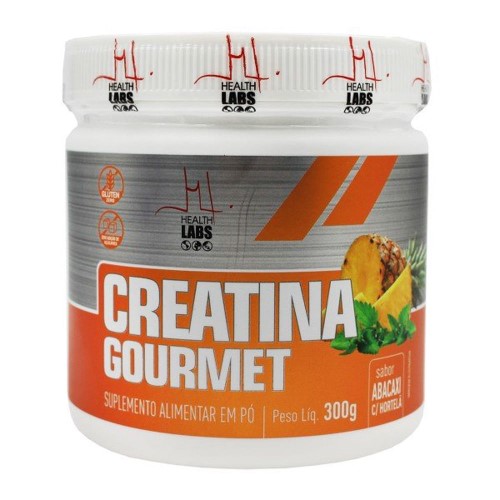 Creatina Gourmet Health Labs Sabor Abacaxi com Hortelã 300g