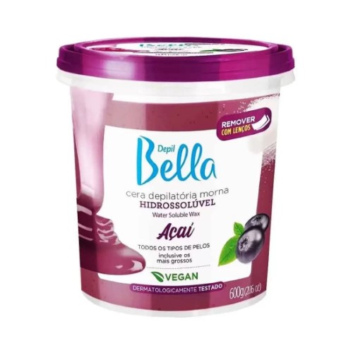 Cera Depilatória Depil Bella Pelos Grossos 600g