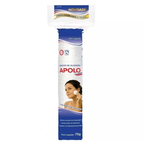 Disco De Algodão Apolo Ziplock 70g