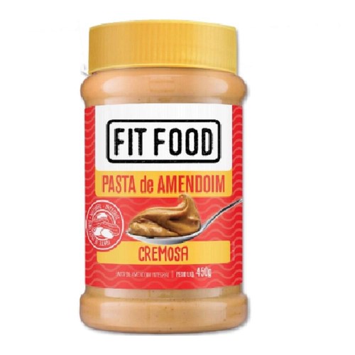 Pasta de Amendoin Fit Food Cremosa com 450g