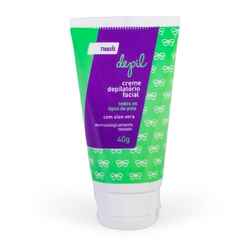 Creme Depilatório Facial Needs Aloe Vera com 40g