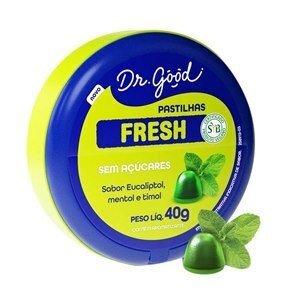 Pastilha Dr. Good Fresh Eucaliptol, Mentol e Timol 40g