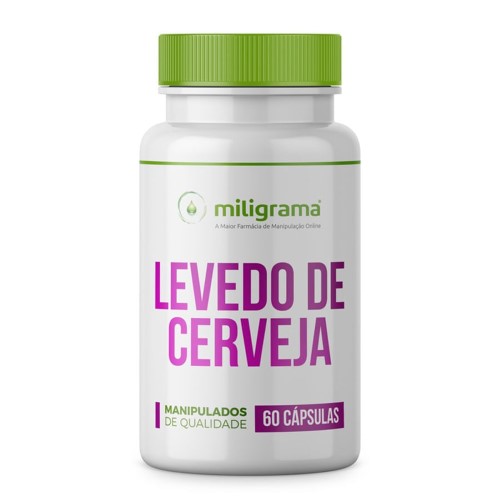 Levedo de Cerveja 500mg 60 Cápsulas