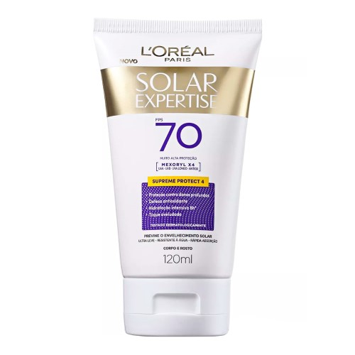 Protetor Solar Corporal Loréal Paris Solar Expertise Supreme Protect 4 Fps70 120ml