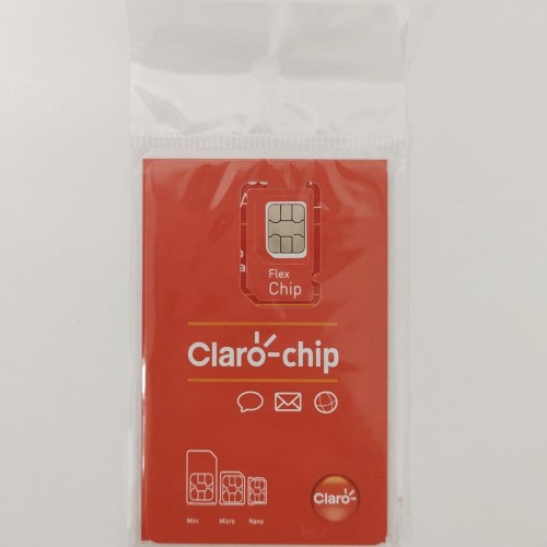 Chip Claro Flex Pré Pago com 1 Unidade