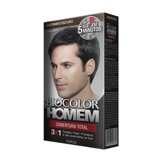 Tonalizante Biocolor Homem Castanho Escuro 1 Unidade