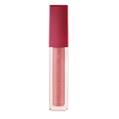 Batom Líquido Niina Secrets Skinny Matte Cor Rose Gardênia com 4ml