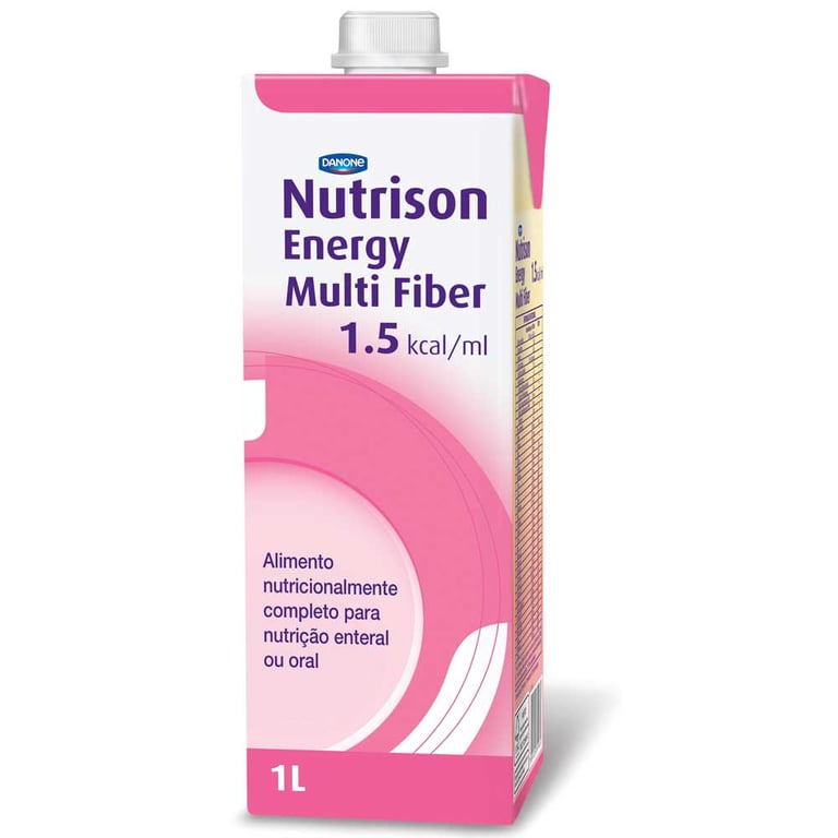 Nutrison Energy Multi Fiber Danone Nutrição Enteral com 1 litro