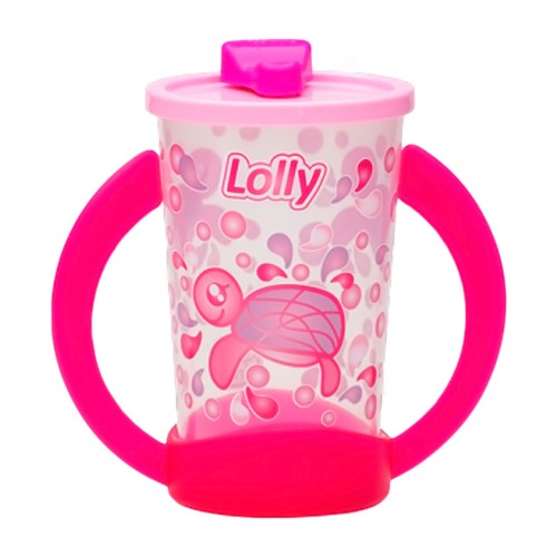 Copo de Treinamento com Alça Lolly Oceano 18 Meses Girl 350ml