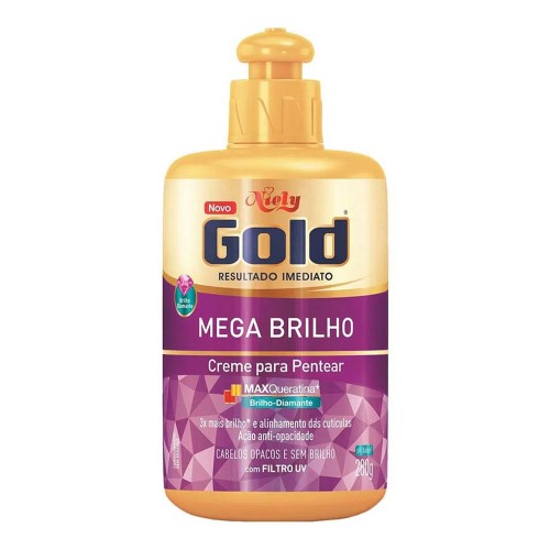 Creme para Pentear Niely Gold Mega Brilho 280g