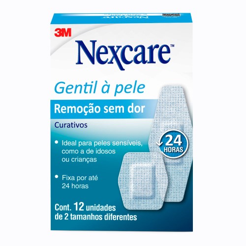 Curativo Nexcare Remoção Sem Dor 12 Unidades