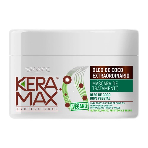 Skafe Keramax Óleo de Coco Extraordinário – Máscara de Tratamento