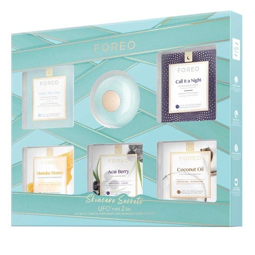 Foreo UFO mini Kit – Aparelho de Aplicação de Máscaras Faciais + 5 Máscaras Faciais