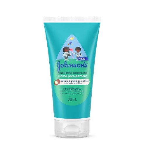 Creme para Pentear Johnson s Kids Blackinho Poderoso 200ml