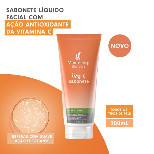 Sabonete Líquido Mantecorp Ivy C 200ml