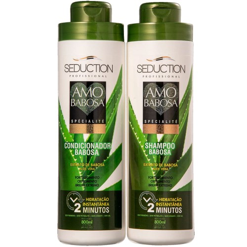 Kit Shampoo + Condicionador Eico Babosa Aloe Vera 800ml + 750ml