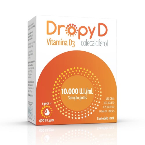 Dropy D 10.000UI/ml Solução em Gotas com 10ml