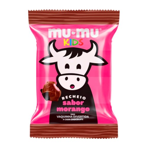 Chocolate Mu-Mu Kids Neugebauer Morango 15,6g