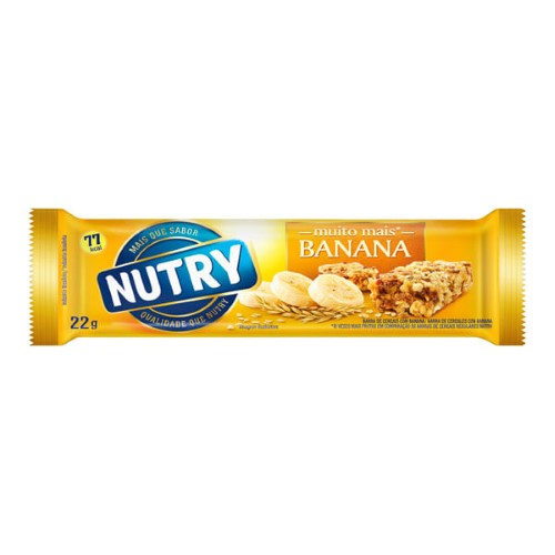 Barra de Cereal Nutry Sabor Muito Mais Banana com 22g