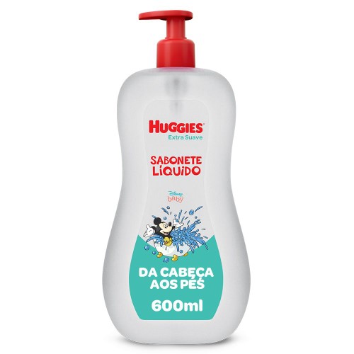 Sabonete Líquido Huggies Extra Suave 600ml