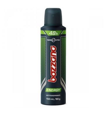 Desodorante Masculino Aerosol Bozzano Energy 48h com 150ml