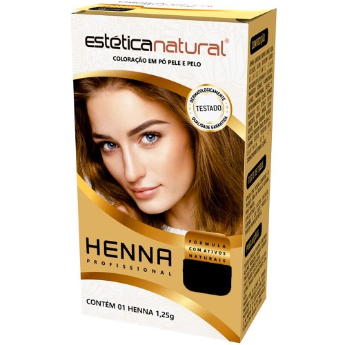 Henna Estética Natural Louro Escuro 1,25g