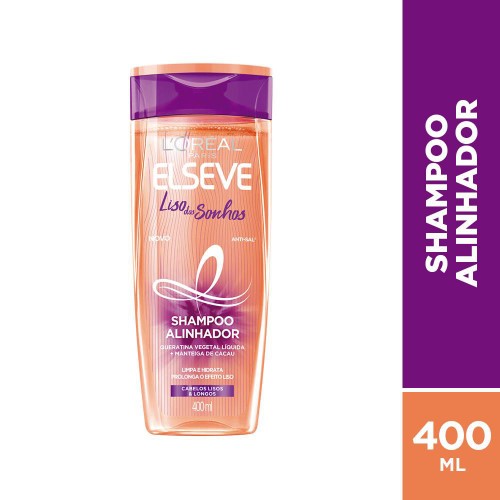 Shampoo Elseve Liso Dos Sonhos Alinhador 400ml