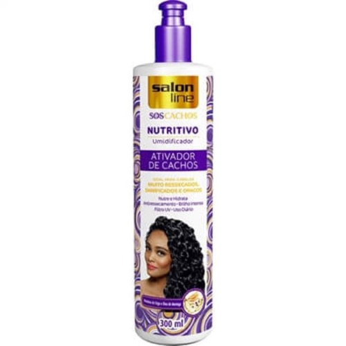 Shampoo Salon Line SOS Cachos Super Nutrição Profunda 300ml