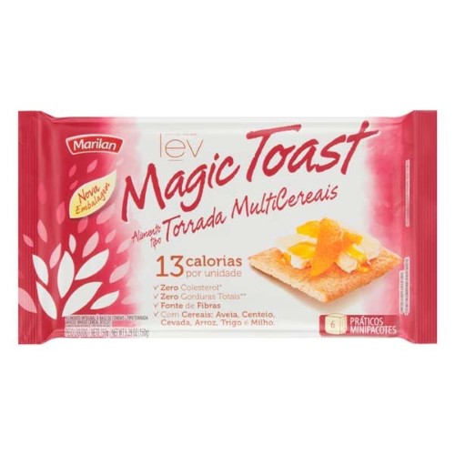 Torrada Marilan Magic Toast Multi Cereais com 150g