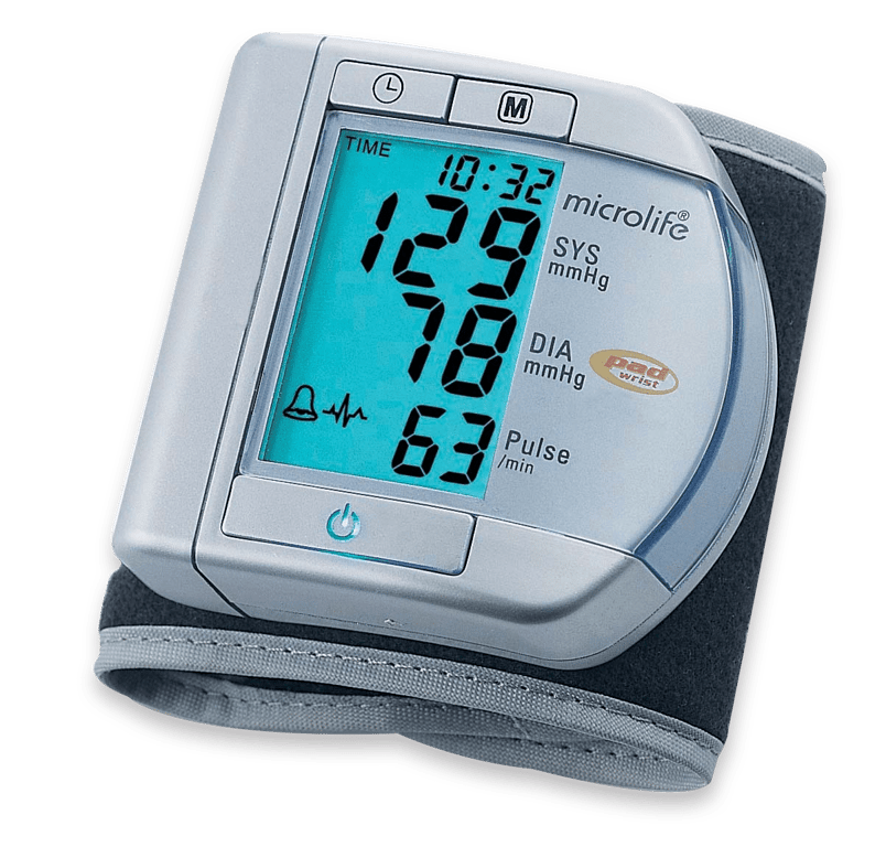 Aparelho De Pressão Arterial De Pulso Prata Bpw100 Microlife
