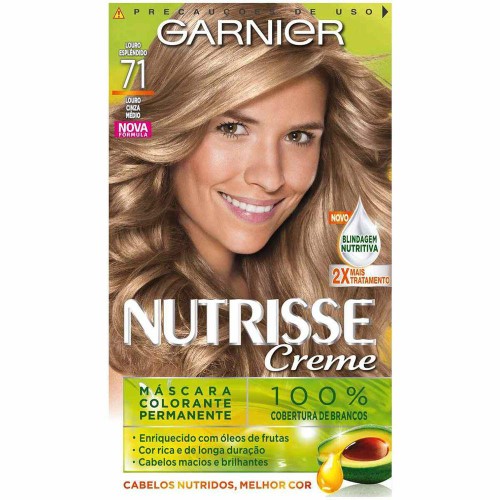 Tintura Permanente Nutrisse Creme 71 Louro Esplêndido