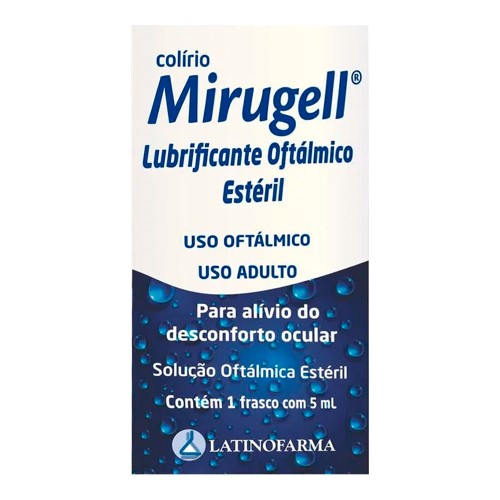 Colírio Mirugell Latinofarma 5ml