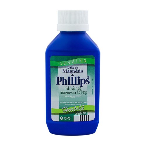 Leite De Magnésia Phillips Sabor Hortelã 120ml