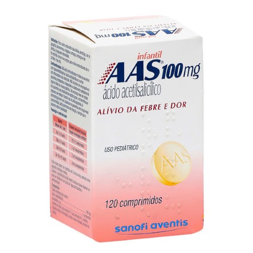 Aas 100mg Infantil 120 Comprimidos