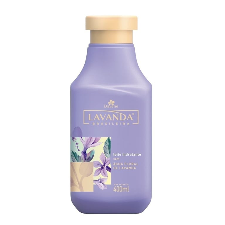 Leite Hidratante Lavanda Brasileira 400ml - Davene