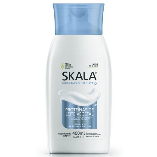 Hidratante Desodorante Corporal Skala Proteínas de Leite Vegetal com 400ml