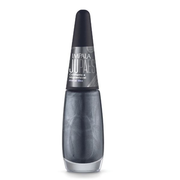 Esmalte Impala Ju Paes  Na Estrada Metal Like Confiante E Imprevisivel 7,5 Ml