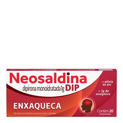 Neosaldina Dip 1g 20 Comprimidos