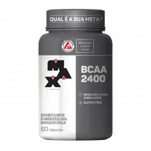 Suplemento Alimentar BCAA 2400 Max Titanium - 60 Cápsulas