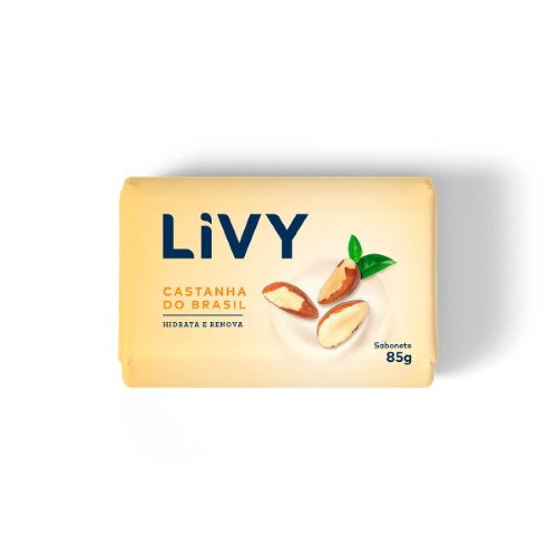 Sabonete em Barra Livy Castanha do Brasil com 85g